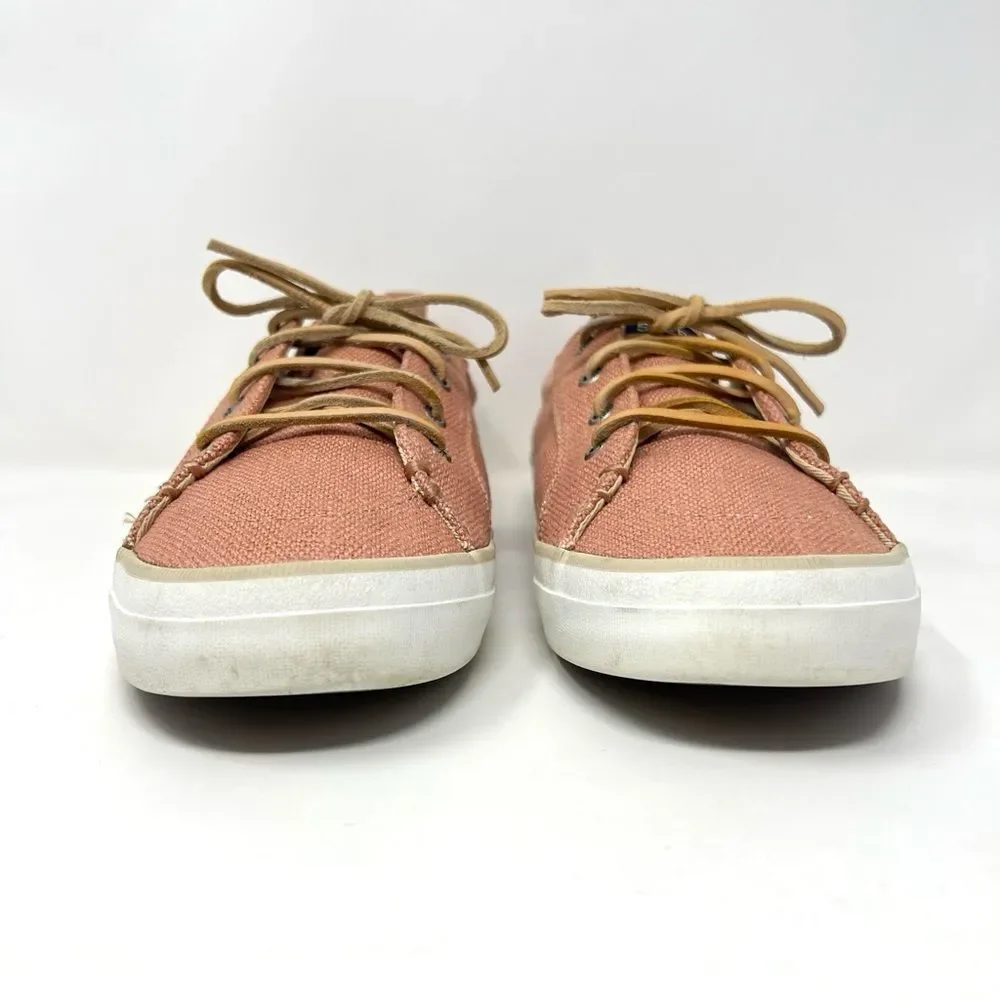 Sperry Women’s Crest Vibe Canvas Sneakers Terracotta 9.5 Excellent Condition